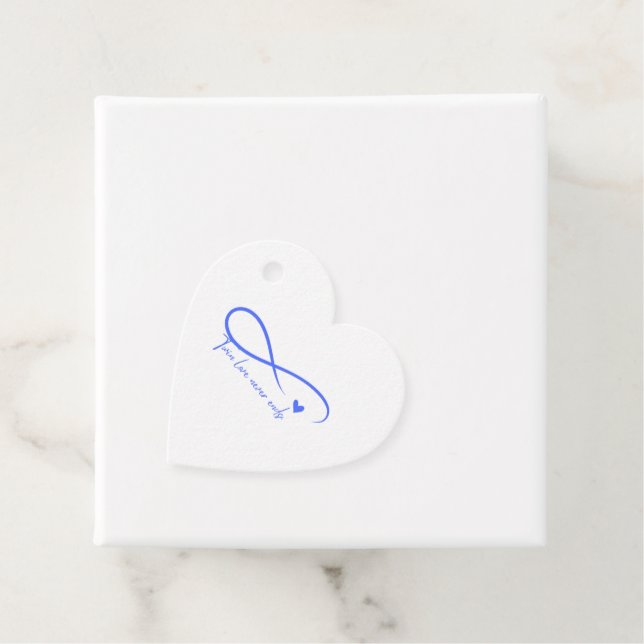 Märkrn Twin Kärlek Gift Gåvor Etiketter (På plats)