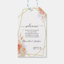 Märkrn "Välkomstbröllopsstöd för Dhalia & Ro"