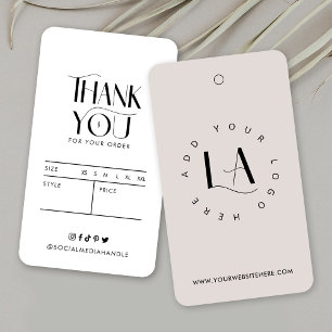 Märkrn Vänta med Logotypen Prisa etiketter för mod Visitkort