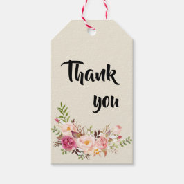 Märkrn vild Garden Wedding Gift Presentetikett