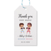 Märkrn Visa Tack för Gender av starttema