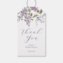 Märkrna Lilac och Lavender Möhippa Gift Presentetikett