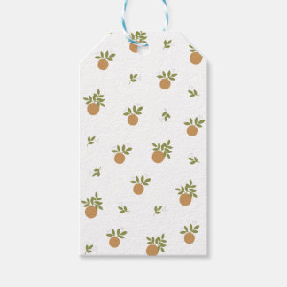 Märkrna Little Cutie Orange Favor/Tack Gift Presentetikett