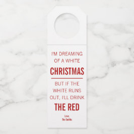 Märkrna Vin Flaska vid jul