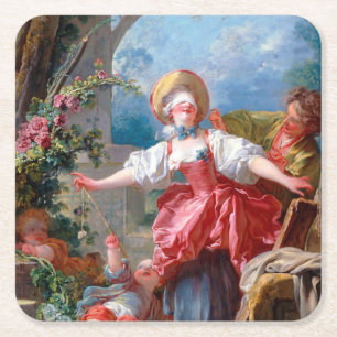 Märkrns spel, Fragonard Underlägg Papper Kvadrat