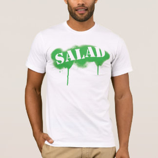 Märkt sallad (passar t) - grönt/vit t-shirt