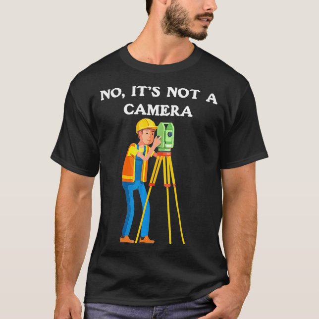 Markundersökningar är inte en kamera t shirt (Framsida)