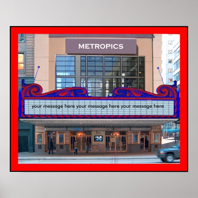 Markvee Poster Anpassa den (45 tecken) (Framsidan)