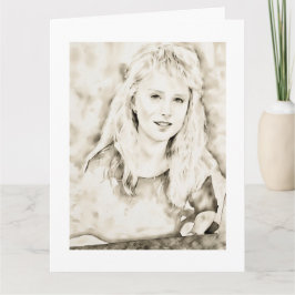 Marla Kay Mangan som Computer Ink Wash Kort