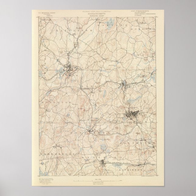 Marlboro, Massachusetts Poster (Framsidan)