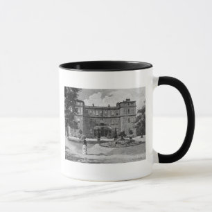 Marlborough hus, från trädgården, 1863 mugg