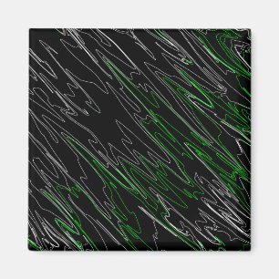 MarLED Black Grönt Magnet