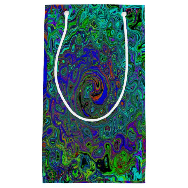 MarLED Blue - Aquamarine Abstrakt Retro Swirl (Framsidan)