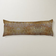 MarLED Golden Blöt Cedar Art Mönster Pillow