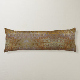 MarLED Golden Blöt Cedar Art Mönster Pillow Kroppskudde
