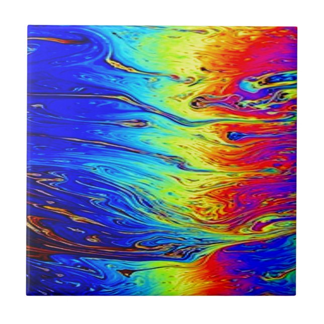 MarLED Rainbow Artwork BeSnygg Kakelplatta (Framsidan)