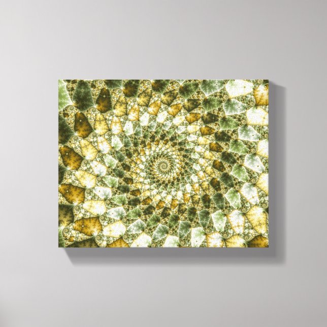 MarLED Shards - Mandelbrot Art Canvastryck (Framsida)