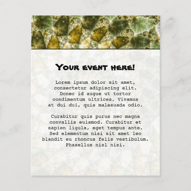 MarLED Shards - Mandelbrot Art Flygblad (Framsidan)