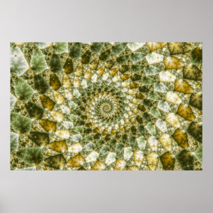 MarLED Shards - Mandelbrot Art Poster