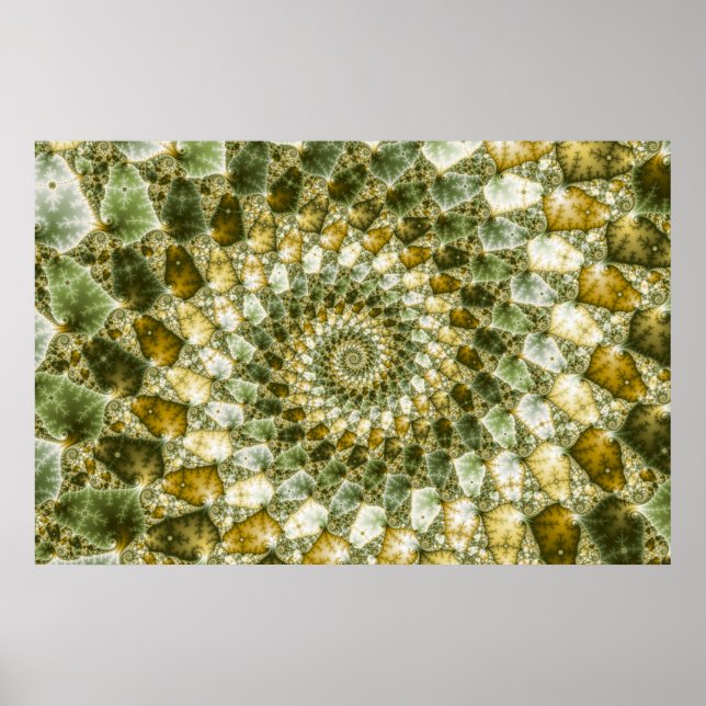 MarLED Shards - Mandelbrot Art Poster (Framsidan)