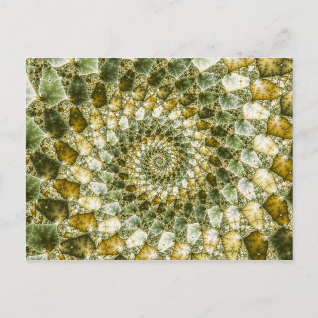 MarLED Shards - Mandelbrot Art Vykort (Framsida)