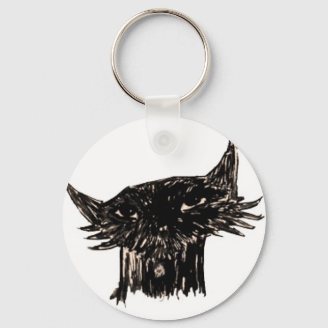 Marley Fish Tecknad Head Nyckelring (Framsida)