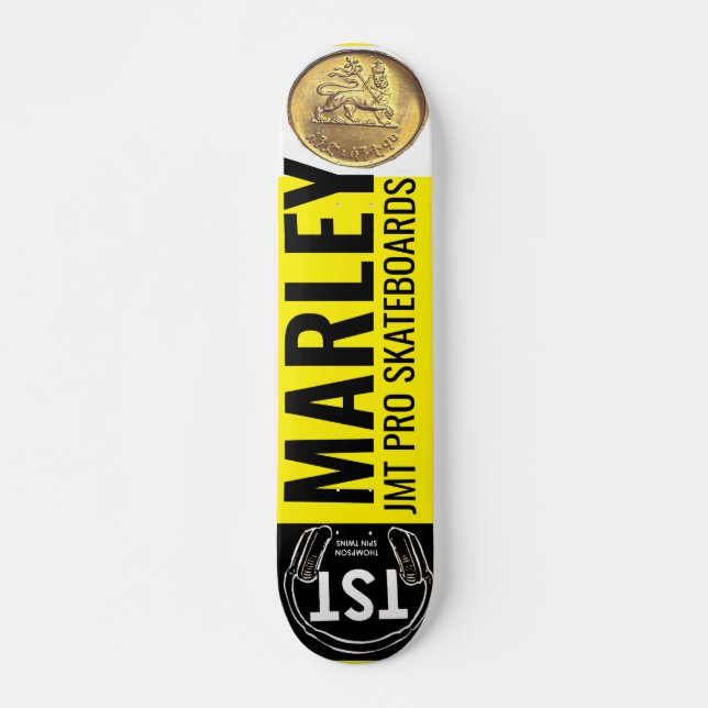 MARLEY JMT Pro Skateboard Skateboard, 7¾ tum Deck (Framsida)