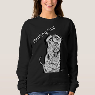Marley Moo, den stora Hund som är Kor Käpp Corso R T Shirt