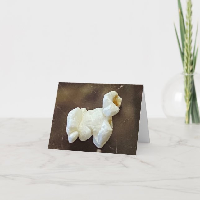 Marley 🍿 Popcorn får 🐑 Tack Kort (Framsida)