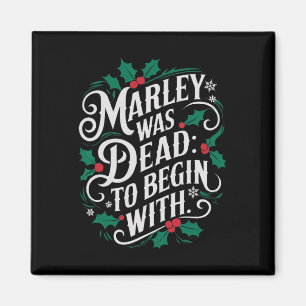 Marley var död från början Rolig nyhet jul Magnet