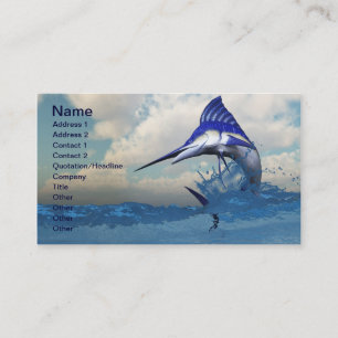 Marlin, Affärskort Visitkort