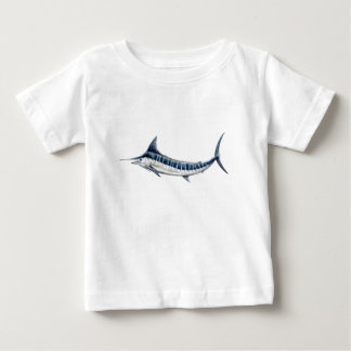 Marlin azul-redbubble tee shirt