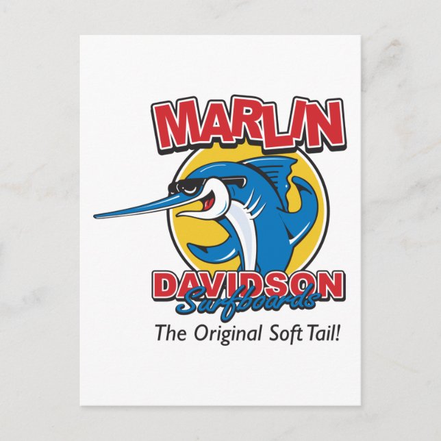 Marlin Davidson The Original Vykort (Framsida)