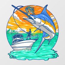 Marlin Fish tar över Lure Fisherman Charter