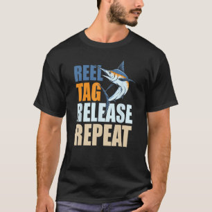 Marlin Fishing Märkre & Release Protection & Conse T Shirt