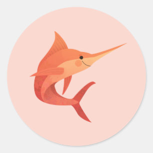 Marlin Runt Klistermärke