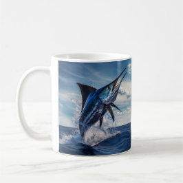 Marlin, segelfiskkaffe mugg