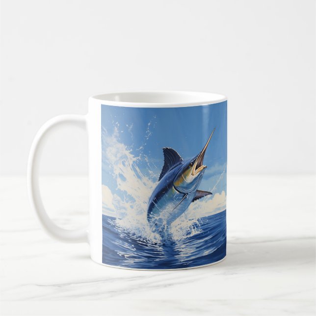 Marlin, segelfiskkaffe mugg (Vänster)