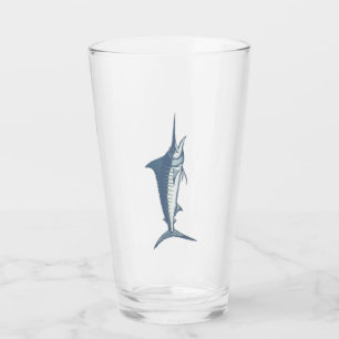 Marlin Swordfish Beer Pint Glaskopp
