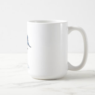 Marlintecknad Kaffemugg