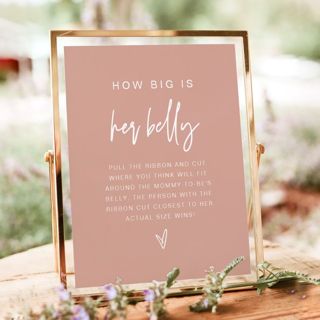 MARLO Boho Blush Rosa Hur Stor är Hennes Mage Spel Poster (Skapare uppladdad)
