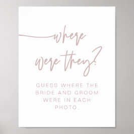 MARLO Boho Dammig Rosa Var Var De Tecken Poster