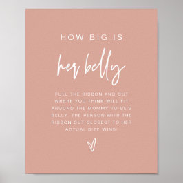 MARLO Boho  Rosa Hur stor är hennes Belly Game? Poster