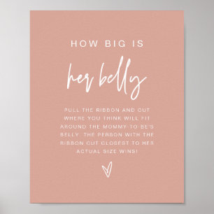 MARLO Boho  Rosa Hur stor är hennes Belly Game? Poster