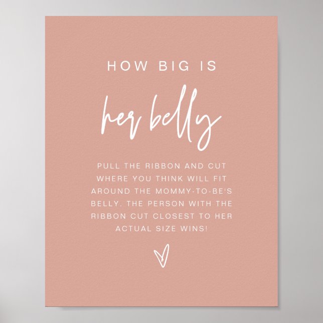 MARLO Boho  Rosa Hur stor är hennes Belly Game? Poster (Framsidan)