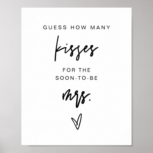 MARLO Bold Hur Många Kyssar Bröllopsfestspel Poster (Framsidan)