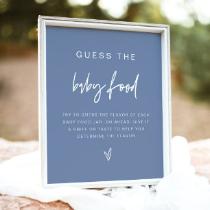 MARLO Dusty Blue Boho Gissa Baby matvilan Poster