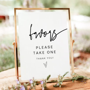 MARLO Fet Contemporary Font Favor Bord Poster