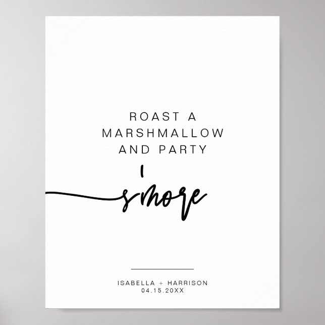 MARLO Fold Contemporary S mres Pub Sign Poster (Framsidan)