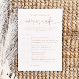 MARLO Jorden Toning Boho under babyskor Inbjudningar